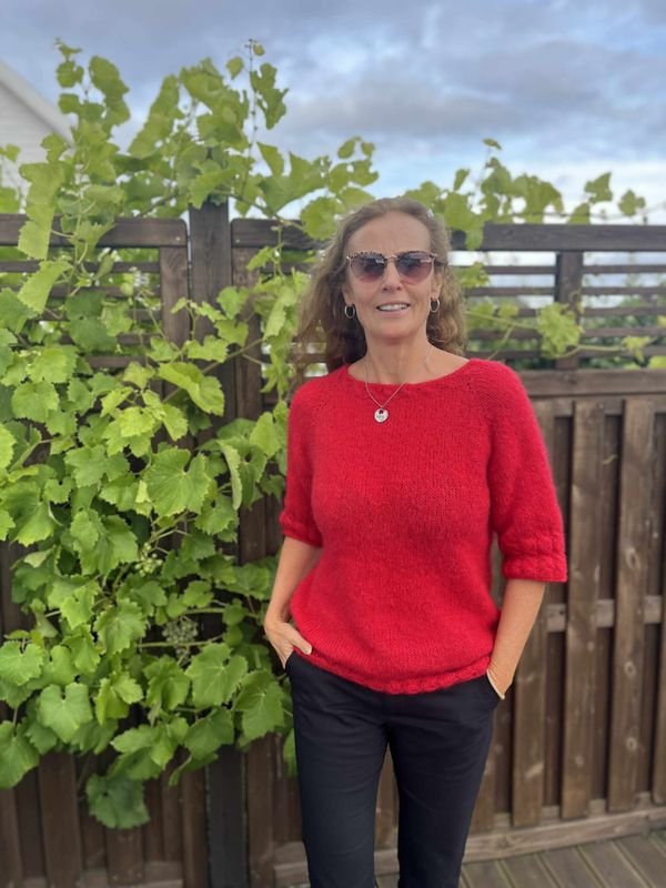 Tresse sweater 2 short sleeves