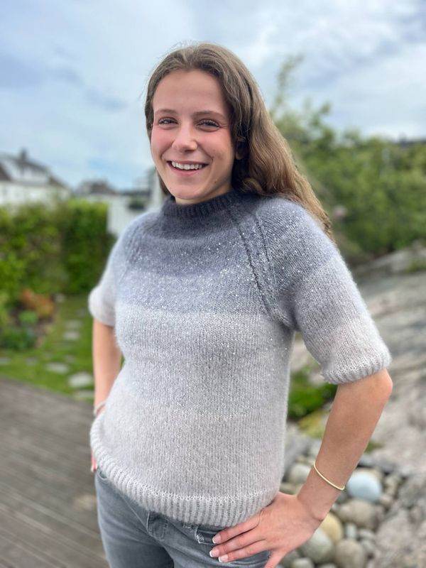 Glitre-genser (strikkepakke)