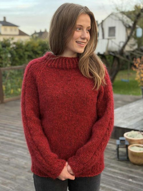 Hovedbilde Fagerholt-genser (Ferdigstrikka)