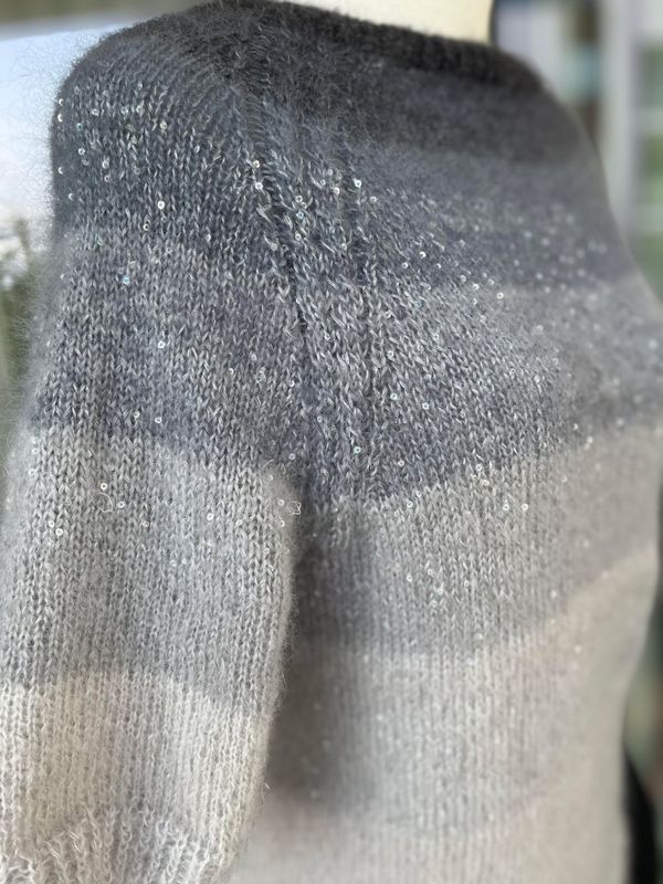 Glitre-genser (strikkepakke)