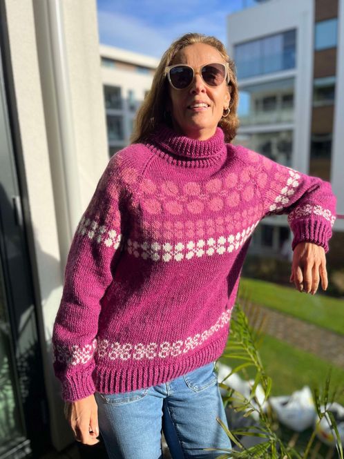 Hovedbilde Madeira-genser i Viking wool (strikkepakke)