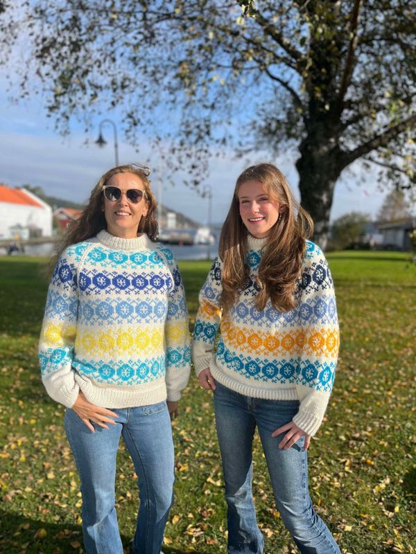 Å-genser i Viking wool (strikkepakke)