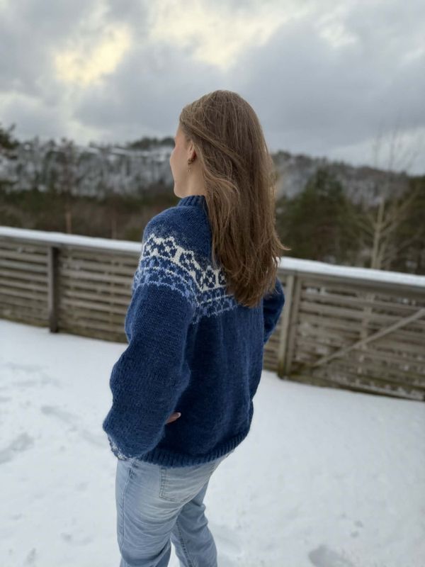 Lahelle-genser - Ferdigstrikka
